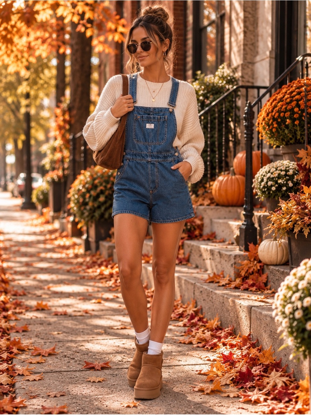 LEVI'S ® Regular Jean Overalls 'Vintage Shortall' in Blue Denim - Sz Medium 🤠